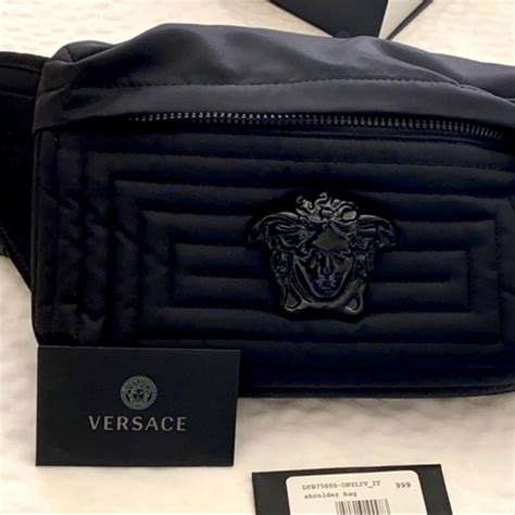 versace medusa fanny pack|Versace handbags for women.